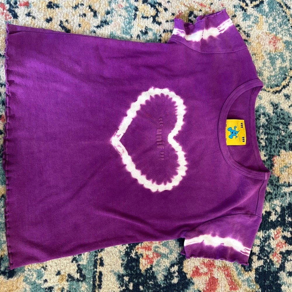 UNIF Purple Heart Tie-Dye top